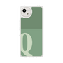 スリムプロテクションケース［ オリジナル - initial two tone - Q green ］