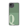 スリムプロテクションケース［ オリジナル - initial two tone - Q green ］