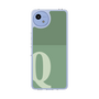 スリムプロテクションケース［ オリジナル - initial two tone - Q green ］