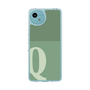 スリムプロテクションケース［ オリジナル - initial two tone - Q green ］