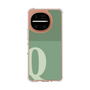 スリムプロテクションケース［ オリジナル - initial two tone - Q green ］