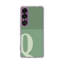 スリムプロテクションケース［ オリジナル - initial two tone - Q green ］
