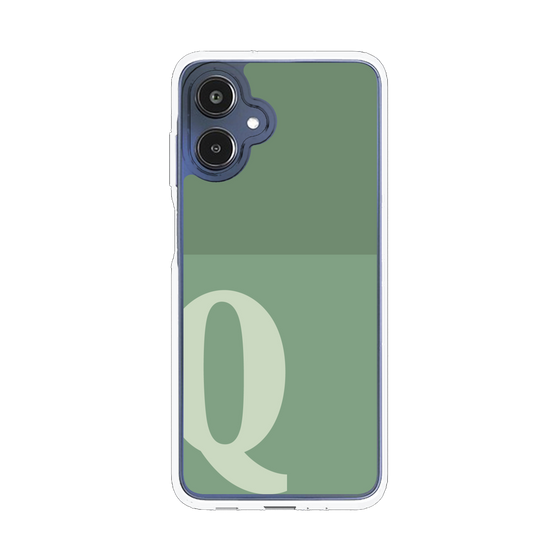 スリムプロテクションケース［ オリジナル - initial two tone - Q green ］