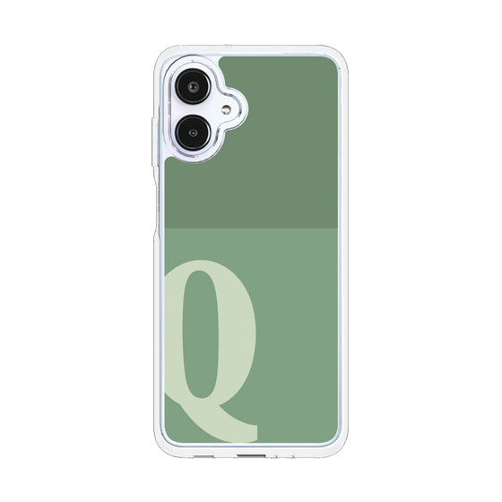 スリムプロテクションケース［ オリジナル - initial two tone - Q green ］