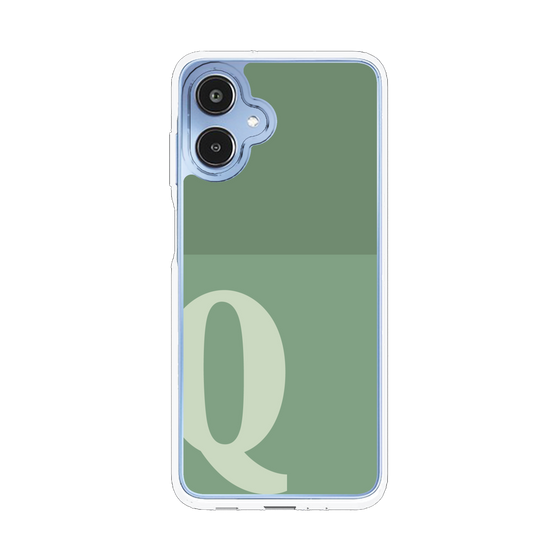 スリムプロテクションケース［ オリジナル - initial two tone - Q green ］
