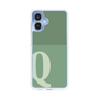 スリムプロテクションケース［ オリジナル - initial two tone - Q green ］