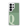 スリムプロテクションケース［ オリジナル - initial two tone - Q green ］
