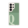 スリムプロテクションケース［ オリジナル - initial two tone - Q green ］