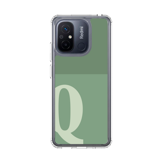 スリムプロテクションケース［ オリジナル - initial two tone - Q green ］