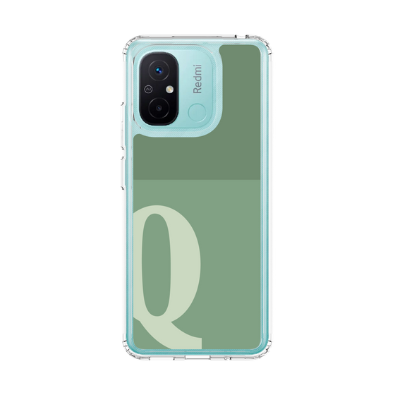スリムプロテクションケース［ オリジナル - initial two tone - Q green ］