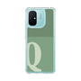 スリムプロテクションケース［ オリジナル - initial two tone - Q green ］