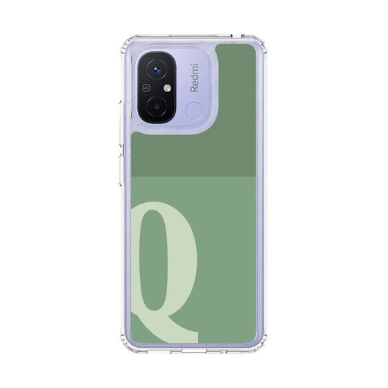 スリムプロテクションケース［ オリジナル - initial two tone - Q green ］