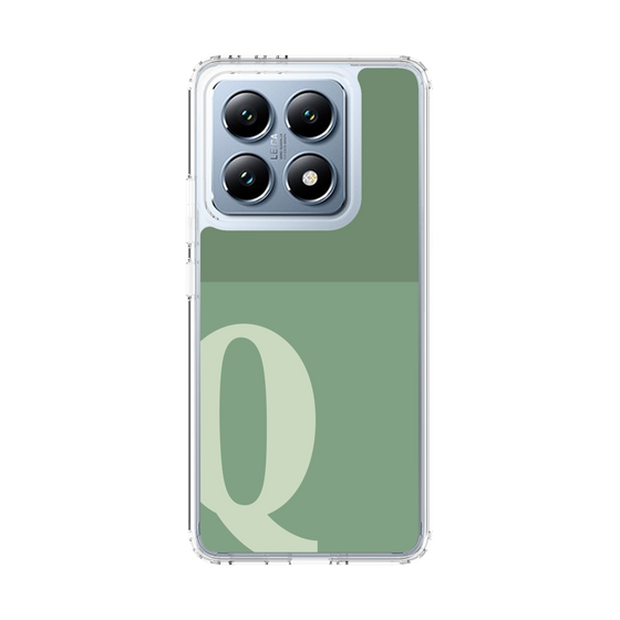スリムプロテクションケース［ オリジナル - initial two tone - Q green ］