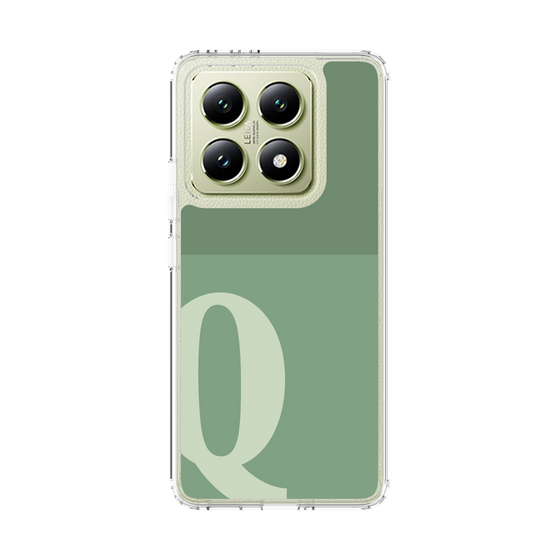 スリムプロテクションケース［ オリジナル - initial two tone - Q green ］