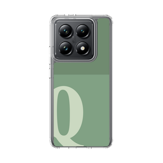 スリムプロテクションケース［ オリジナル - initial two tone - Q green ］