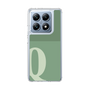 スリムプロテクションケース［ オリジナル - initial two tone - Q green ］