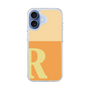 スリムプロテクションケース［ オリジナル - initial two tone - R orange ］