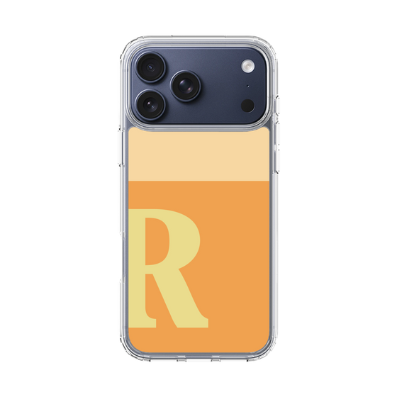 スリムプロテクションケース［ オリジナル - initial two tone - R orange ］