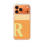 スリムプロテクションケース［ オリジナル - initial two tone - R orange ］