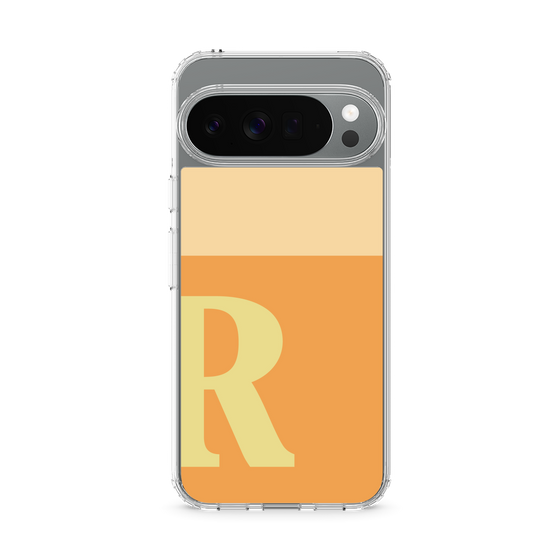 スリムプロテクションケース［ オリジナル - initial two tone - R orange ］
