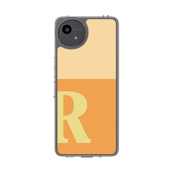 スリムプロテクションケース［ オリジナル - initial two tone - R orange ］