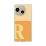 スリムプロテクションケース［ オリジナル - initial two tone - R orange ］