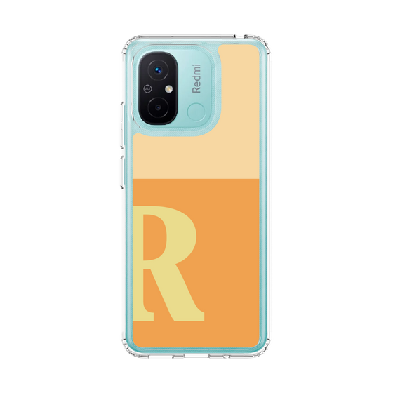 スリムプロテクションケース［ オリジナル - initial two tone - R orange ］