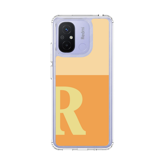 スリムプロテクションケース［ オリジナル - initial two tone - R orange ］