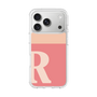 スリムプロテクションケース［ オリジナル - initial two tone - R pink ］