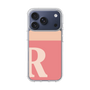 スリムプロテクションケース［ オリジナル - initial two tone - R pink ］