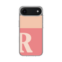 スリムプロテクションケース［ オリジナル - initial two tone - R pink ］
