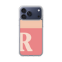 スリムプロテクションケース［ オリジナル - initial two tone - R pink ］
