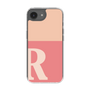 スリムプロテクションケース［ オリジナル - initial two tone - R pink ］