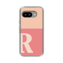 スリムプロテクションケース［ オリジナル - initial two tone - R pink ］