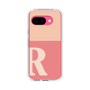 スリムプロテクションケース［ オリジナル - initial two tone - R pink ］