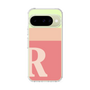 スリムプロテクションケース［ オリジナル - initial two tone - R pink ］