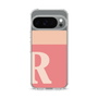 スリムプロテクションケース［ オリジナル - initial two tone - R pink ］
