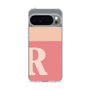 スリムプロテクションケース［ オリジナル - initial two tone - R pink ］