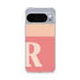 スリムプロテクションケース［ オリジナル - initial two tone - R pink ］