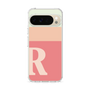 スリムプロテクションケース［ オリジナル - initial two tone - R pink ］