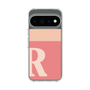 スリムプロテクションケース［ オリジナル - initial two tone - R pink ］