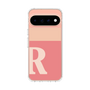 スリムプロテクションケース［ オリジナル - initial two tone - R pink ］