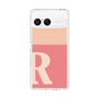 スリムプロテクションケース［ オリジナル - initial two tone - R pink ］