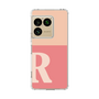 スリムプロテクションケース［ オリジナル - initial two tone - R pink ］