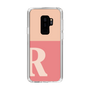 スリムプロテクションケース［ オリジナル - initial two tone - R pink ］