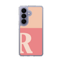 スリムプロテクションケース［ オリジナル - initial two tone - R pink ］