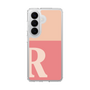 スリムプロテクションケース［ オリジナル - initial two tone - R pink ］