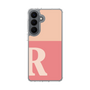 スリムプロテクションケース［ オリジナル - initial two tone - R pink ］