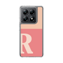 スリムプロテクションケース［ オリジナル - initial two tone - R pink ］