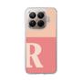 スリムプロテクションケース［ オリジナル - initial two tone - R pink ］